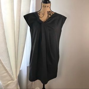 DKNY Career Casual Gray Wool Shift Dress Sz 6